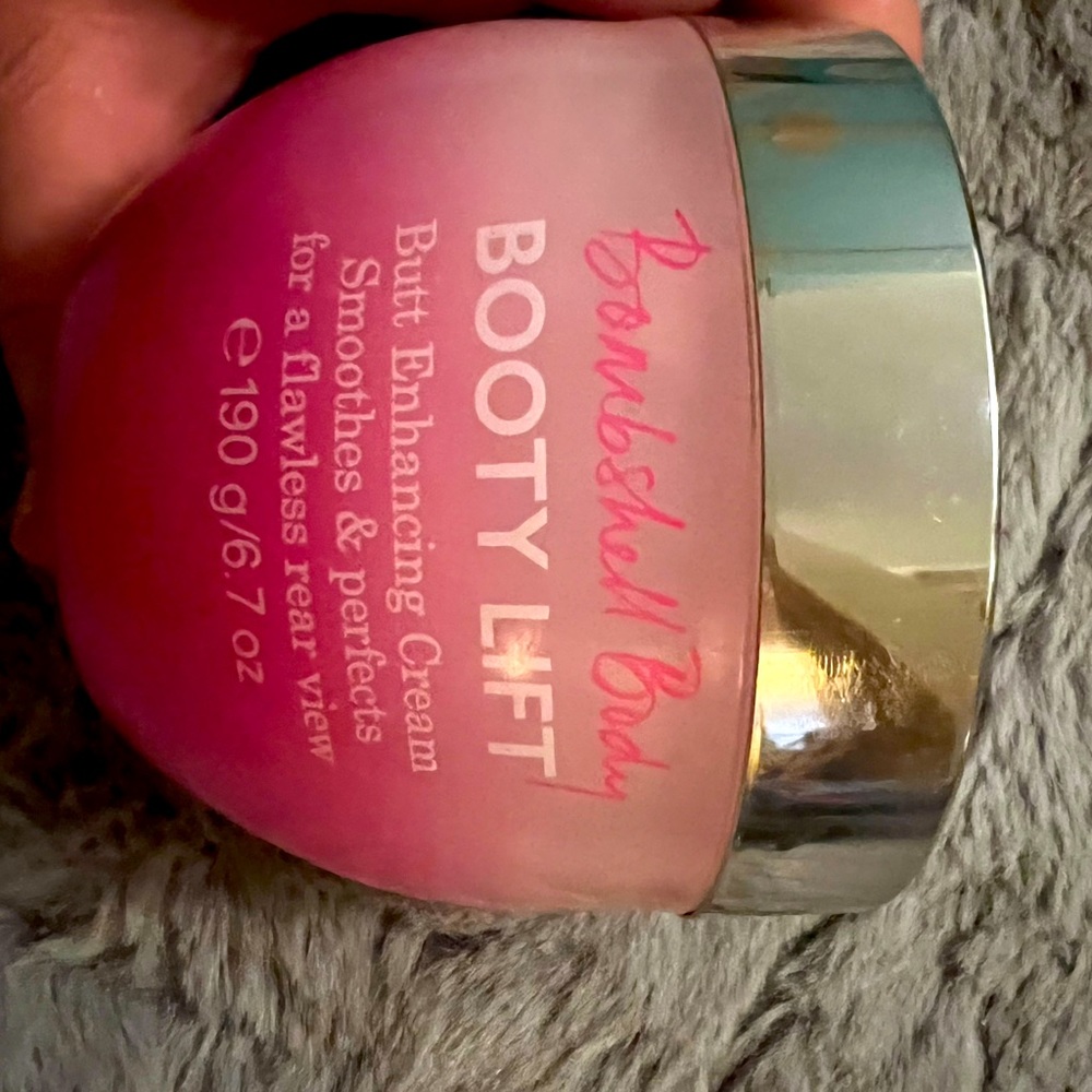 Two jars of Victoria’s Secret booty cream
